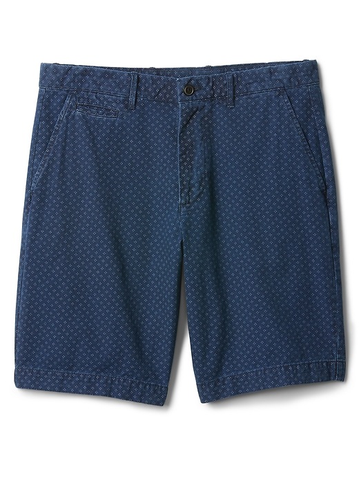 Image number 6 showing, 10" Washwell Vintage Wash Shorts in Indigo Dot
