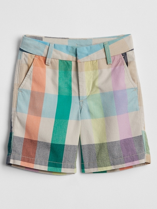 Image number 1 showing, Plaid Twill Shorts