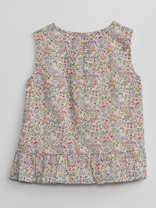 Image number 2 showing, Floral Peplum Tank Top