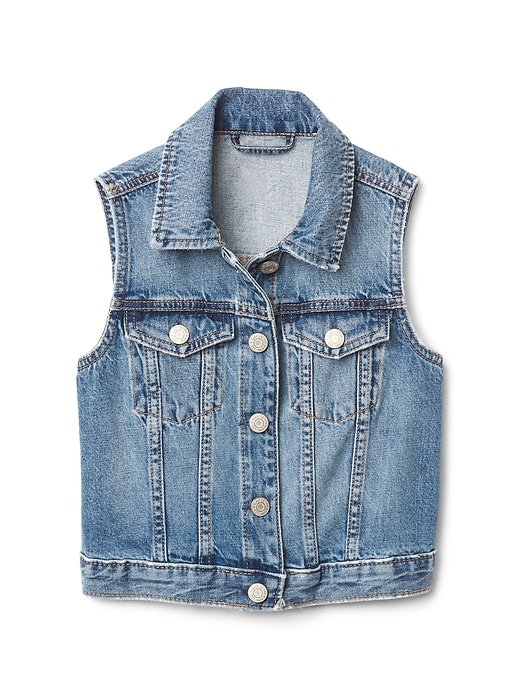 Image number 1 showing, Denim Vest