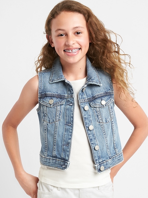 Image number 2 showing, Denim Vest