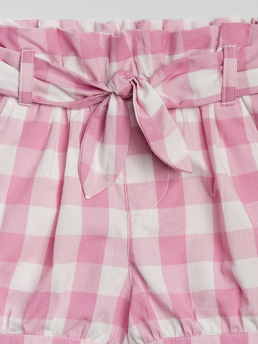 Image number 3 showing, Pull-On Plaid Bubble Shorts