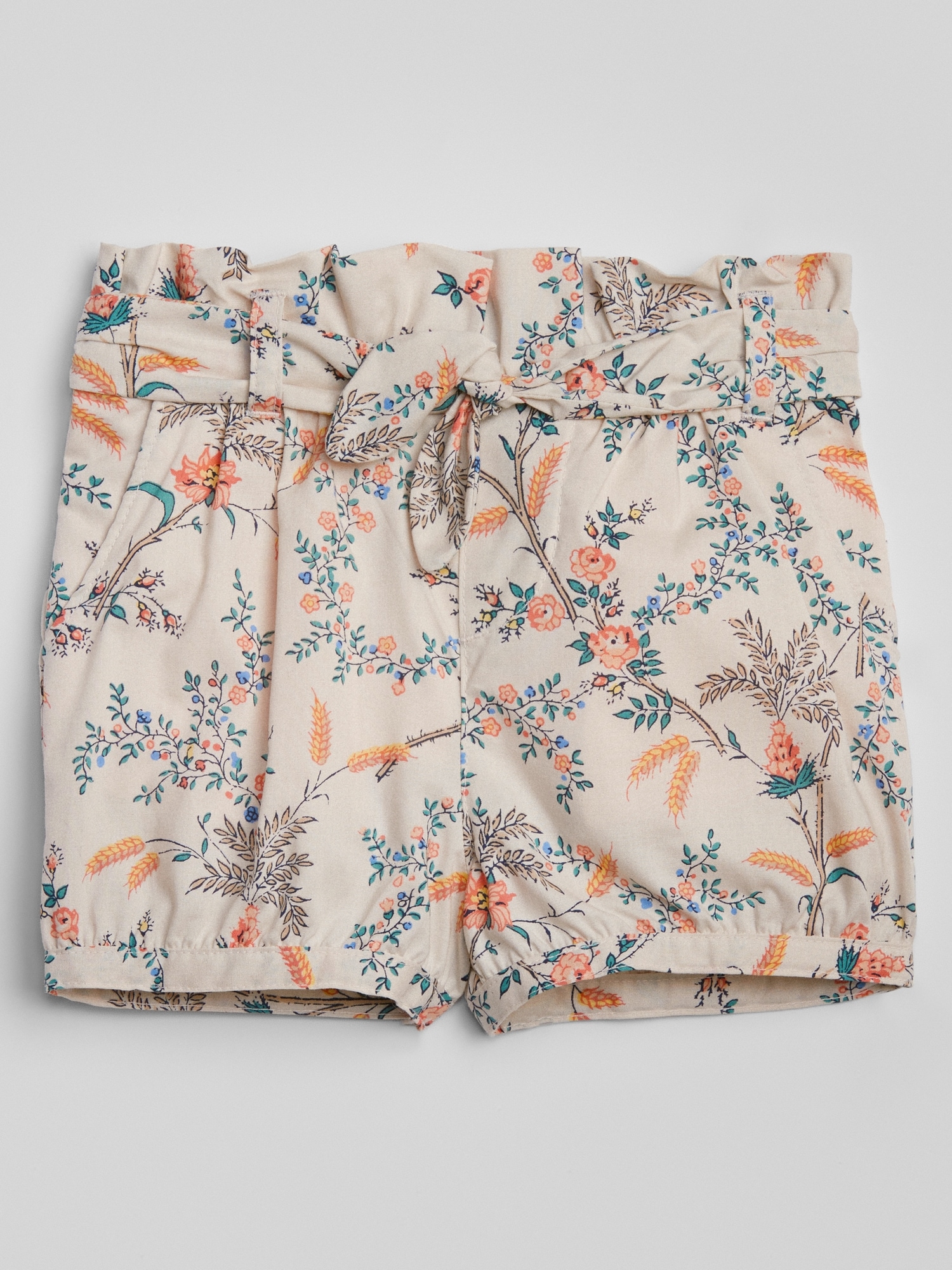 Pull On Print Bubble Shorts