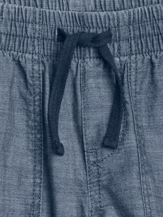 Image number 3 showing, 4" Pull-On Chambray Shorts