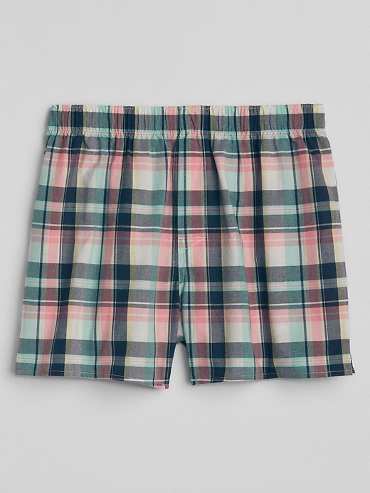 Image number 4 showing, 4.5" Madras Plaid Boxers