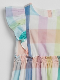 View large product image 3 of 3. Plaid Flutter Dress