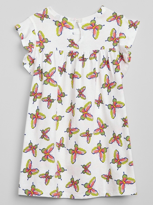 Image number 2 showing, Print Flutter Dress