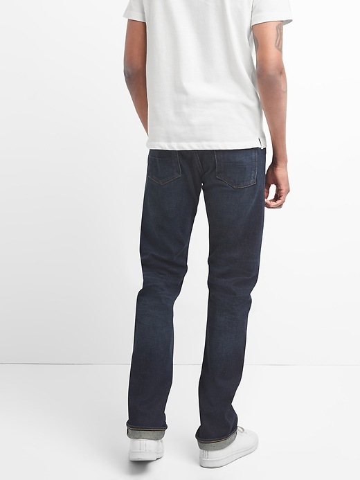 Image number 2 showing, Gap Cone Denim&#174 Selvedge Jeans in Straight Fit with GapFlex