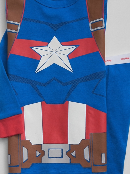 2 of 8 showing, with the color blue streak of product babyGap &#124 Disney PJ Set