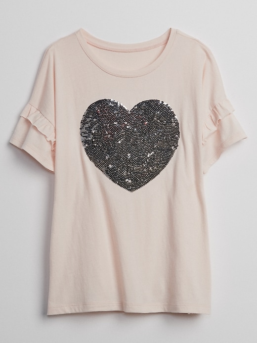 Image number 2 showing, Flippy Sequin Ruffle T-Shirt