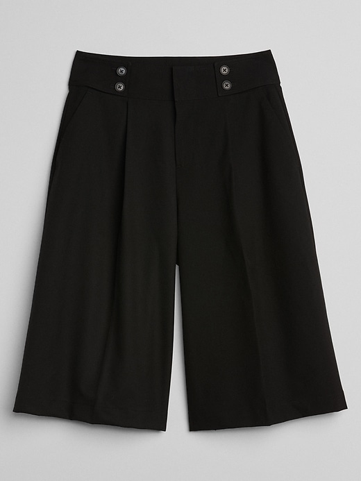 Image number 6 showing, High Rise Military Culottes in Bi-Stretch