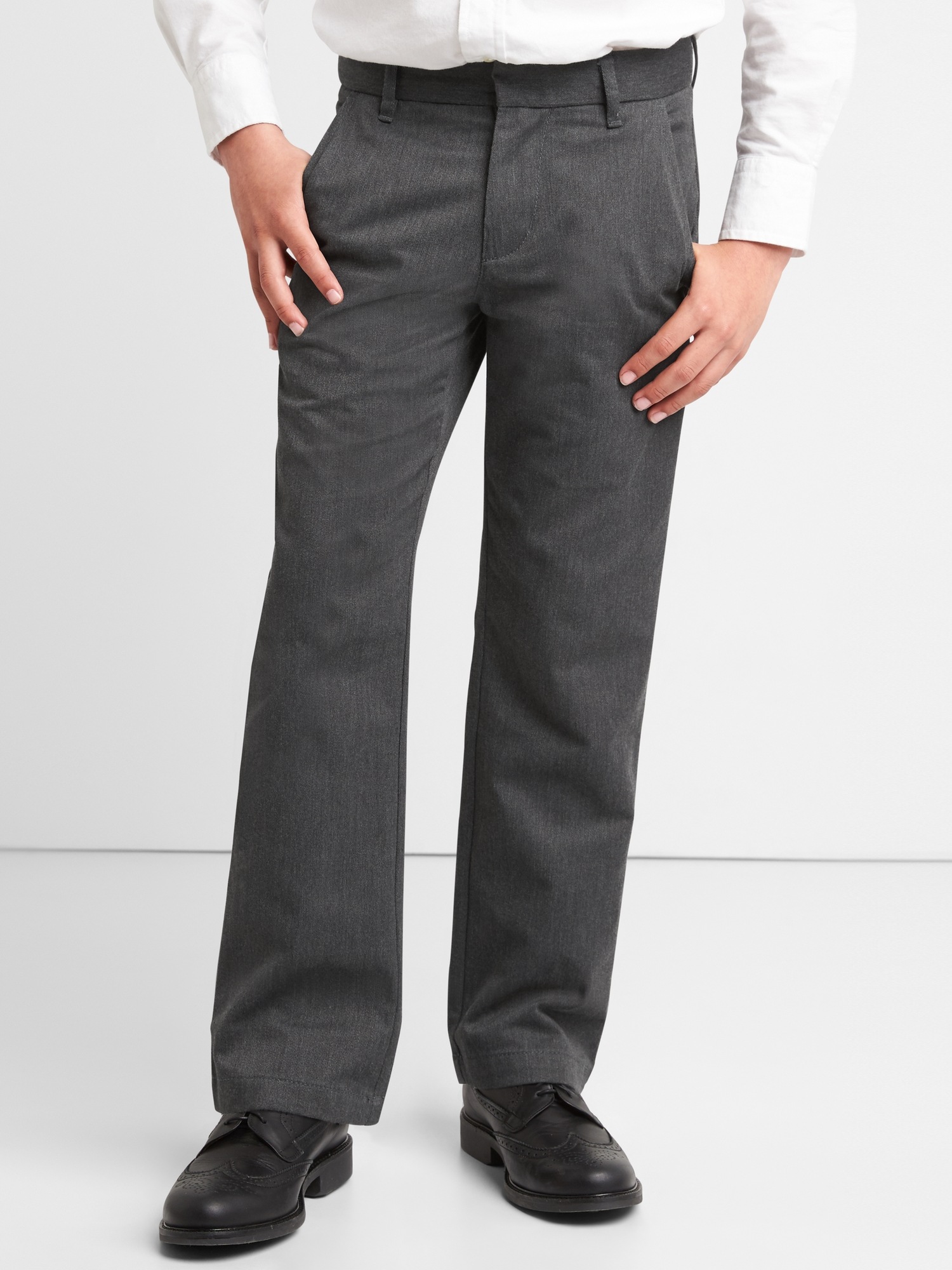 grey dress pants