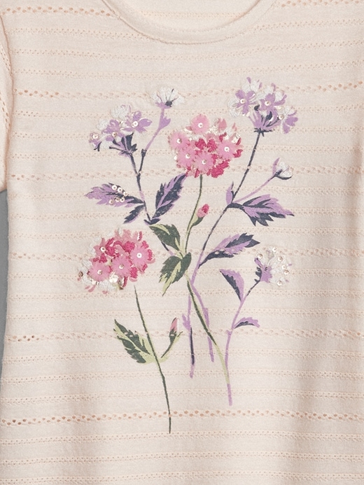 Image number 3 showing, Floral Flutter T-Shirt