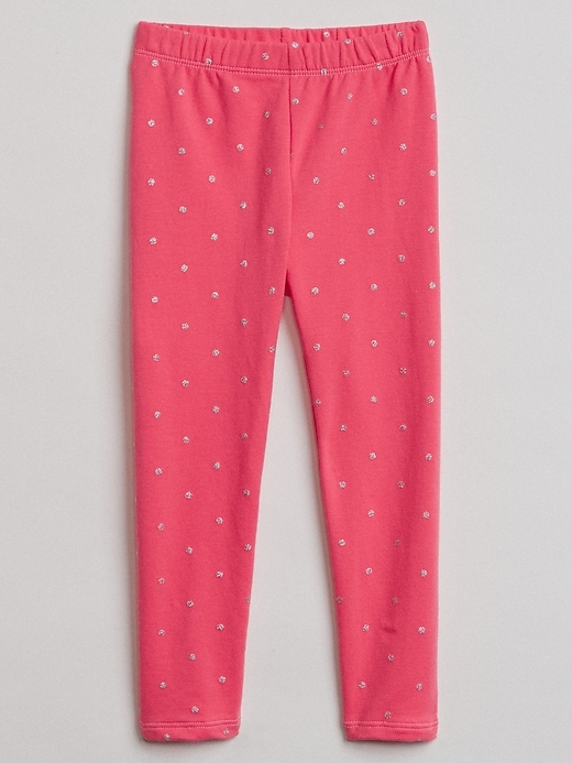 Print Leggings in French Terry Gap