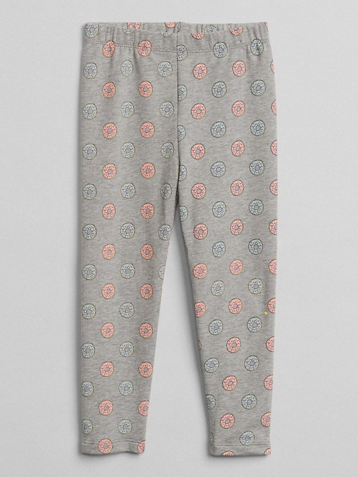 Print Leggings in French Terry Gap