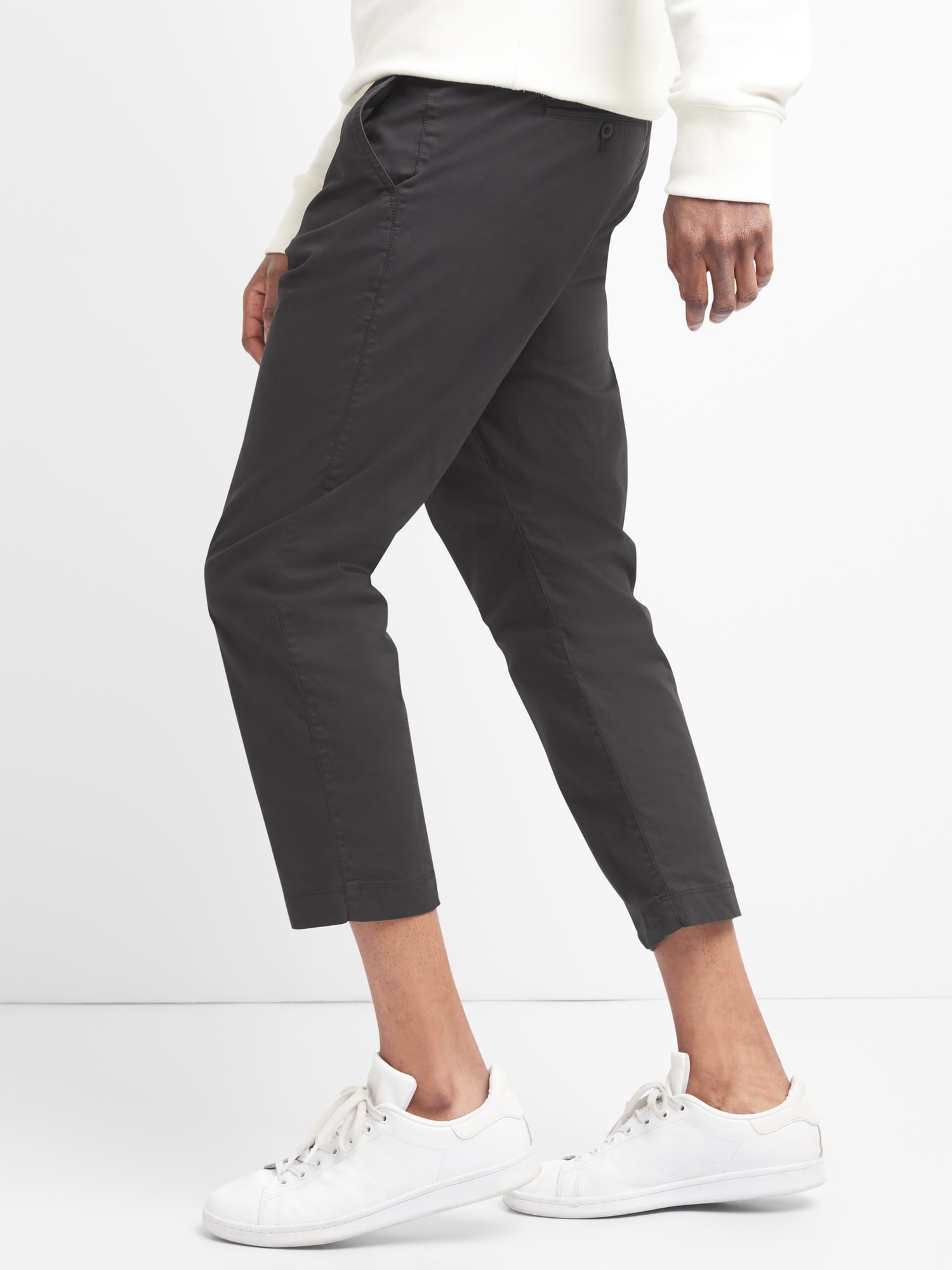 Drawstring Wader Ankle Pants with GapFlex Gap