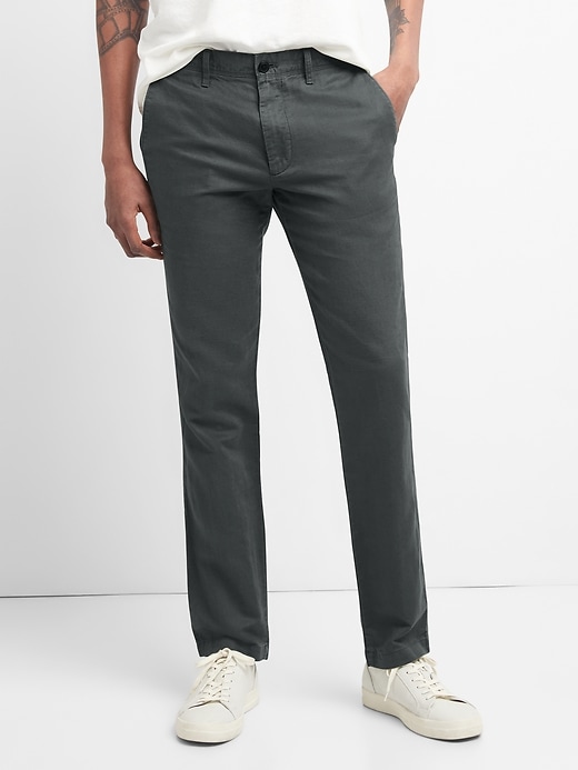 Linen Khakis in Slim Fit | Gap