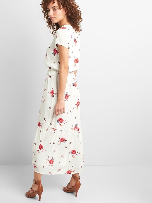chinese dress ladies GAP Womens Dipped Waist Midi Dress Lemon Print XS Petite at Amazon Women's  Clothing store main image 1