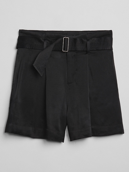 Image number 6 showing, High Rise 3.5" Drapey Shorts with Belt