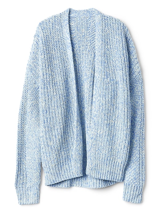 Image number 6 showing, Open-Front Cocoon Cardigan Sweater