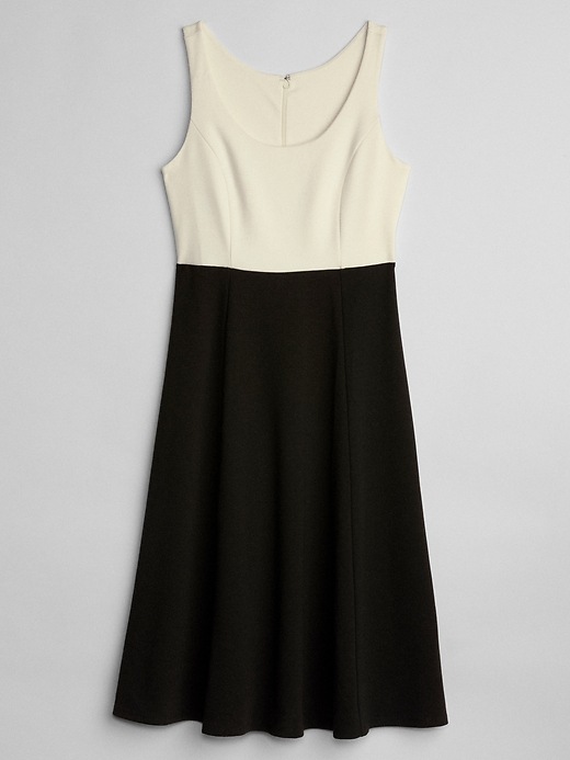 Image number 6 showing, Fit and Flare Midi Tank Dress in Ponte