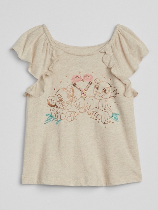 Image number 1 showing, babyGap &#124 Disney Ruffle T-Shirt