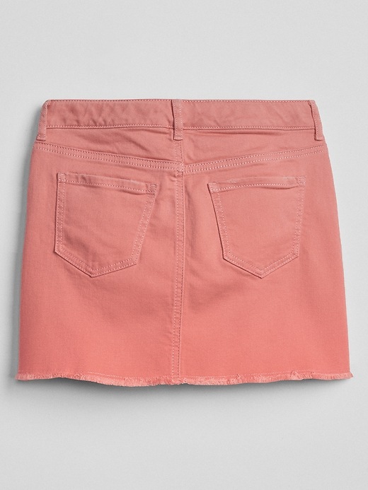 Image number 2 showing, Asymmetrical Denim Mini Skirt