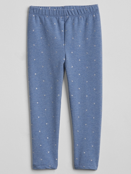 Print Leggings in French Terry Gap