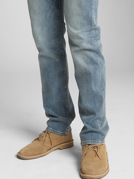 Image number 5 showing, GapFlex Straight Jeans With Washwell&#153