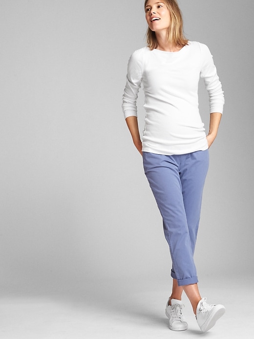 Maternity Full Panel Girlfriend Chinos Gap