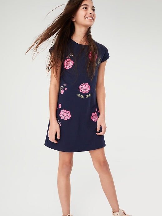 Image number 5 showing, Floral T-Shirt Dress