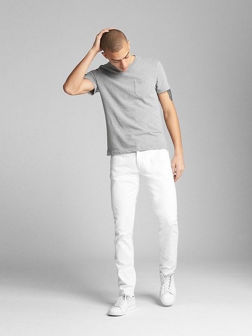 Image number 3 showing, EverWhite Jeans in Skinny Fit with GapFlex