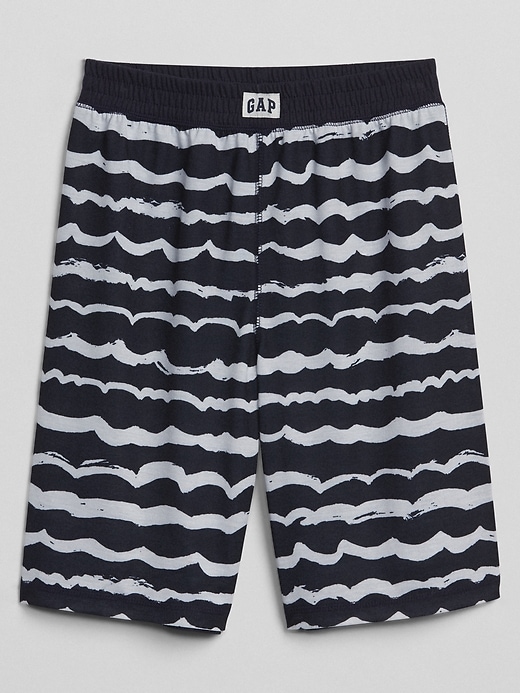 Image number 1 showing, 8" Wave-Stripe Sleep Shorts