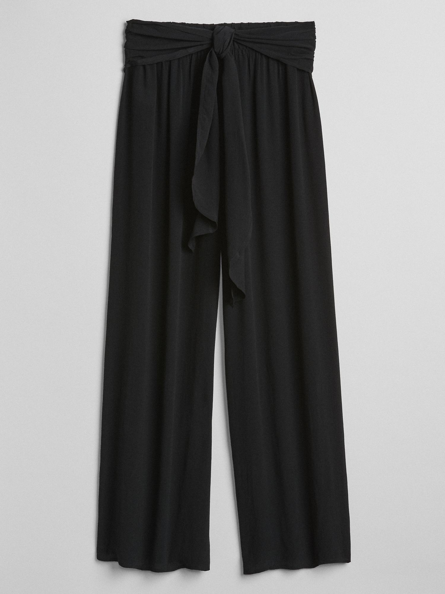 Wide-Leg Pants with Sash Belt | Gap