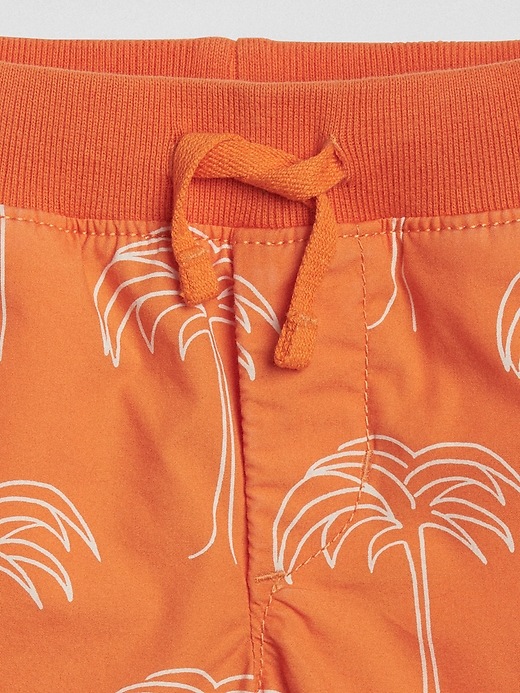 Image number 3 showing, 4.5" Print Pull-On Shorts