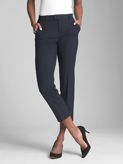 View large product image 1 of 1. Straight leg trousers