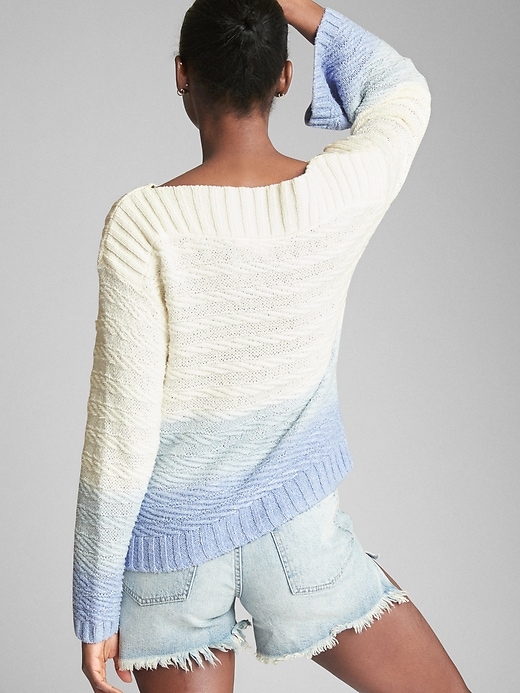 Image number 2 showing, Textured Ombre Pullover Sweater