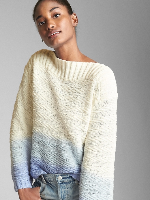 Image number 5 showing, Textured Ombre Pullover Sweater