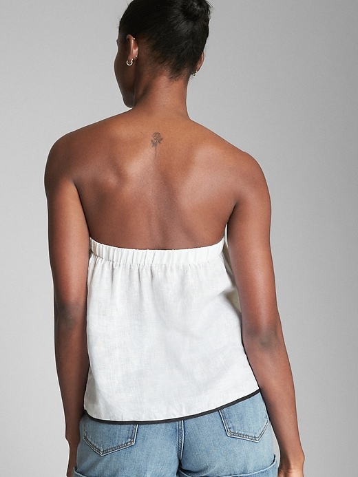 Image number 2 showing, Linen Tube Top
