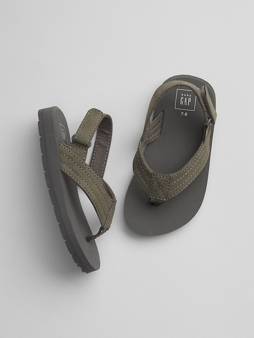 1 of 8 showing, with the color grey area of product Flip Flop Sandals