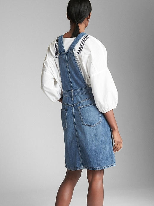 Image number 2 showing, Denim Overall Dress