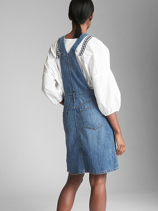 white christmas dresses Agnes Denim Overall Dress 3XL main image 0