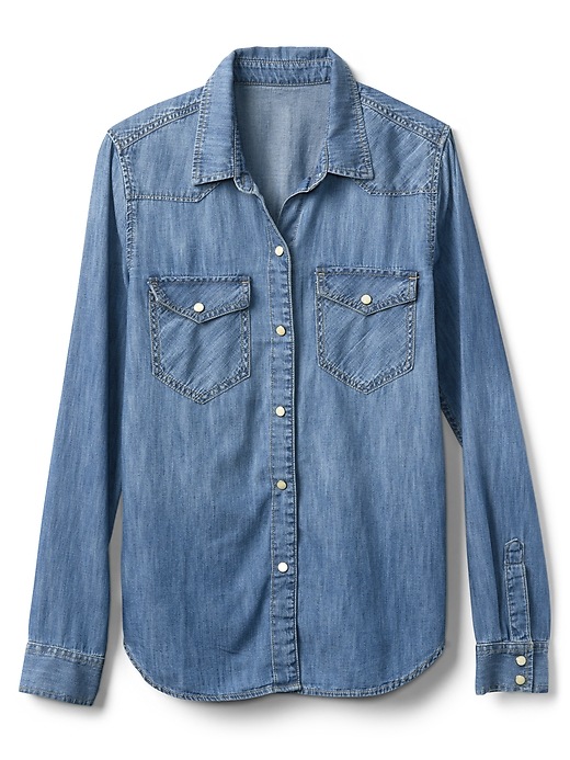 Denim Western Shirt