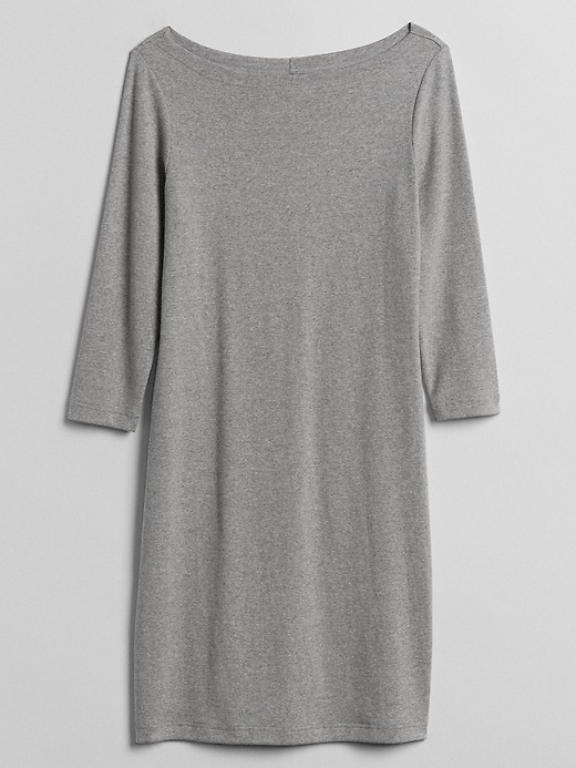 Image number 6 showing, Modern Boatneck T-Shirt Dress