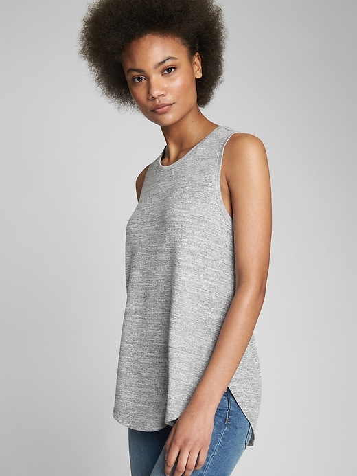 View large product image 1 of 1. Softspun Twist-Wrap Tank Top