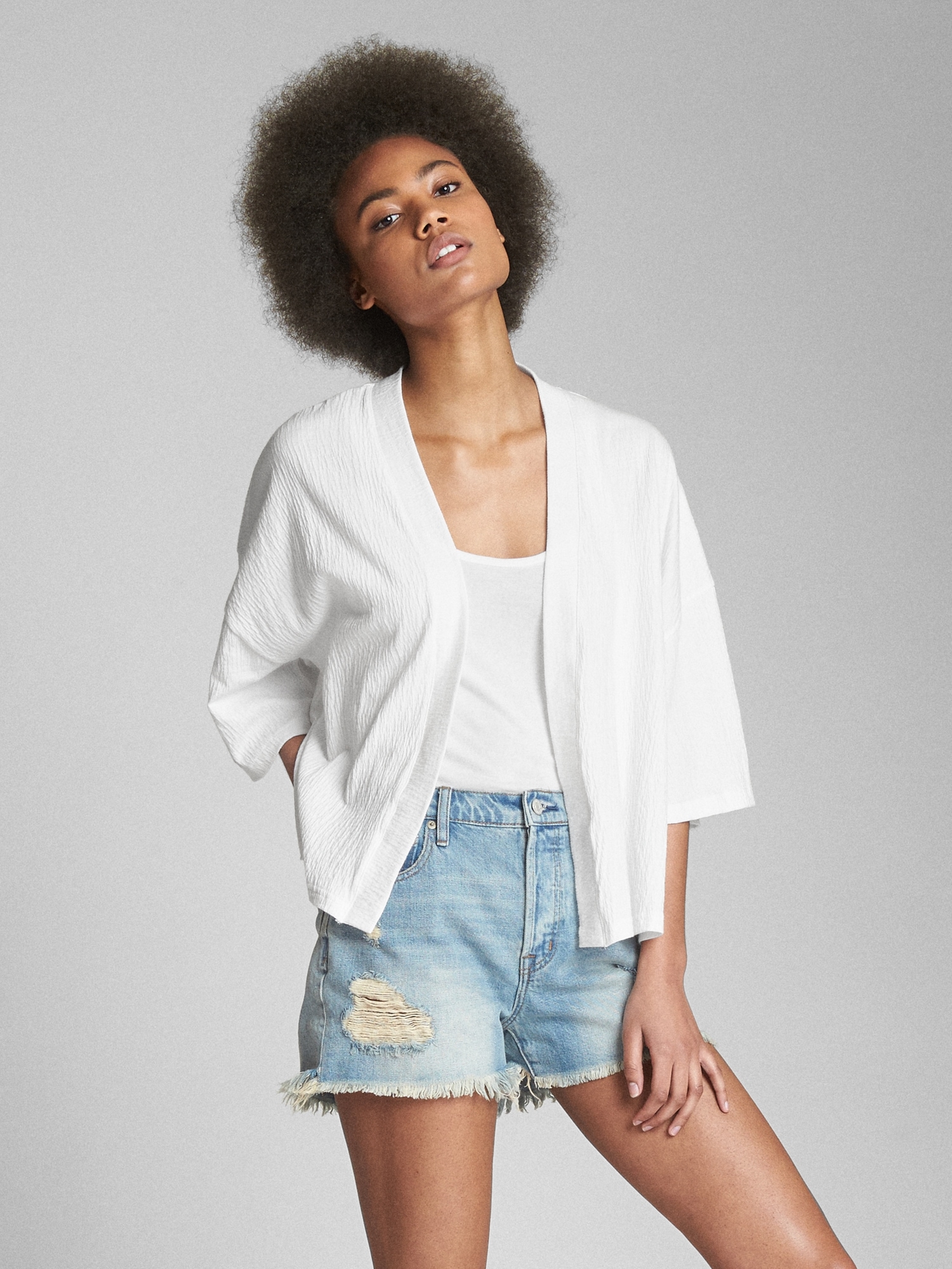 Gap white cardigan online