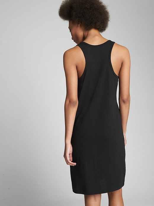 Image number 2 showing, Tank Dress in Cotton-Modal