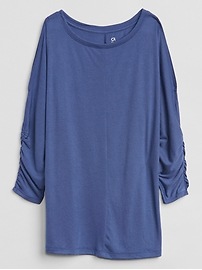 View large product image 6 of 6. GapFit Cold-Shoulder Top
