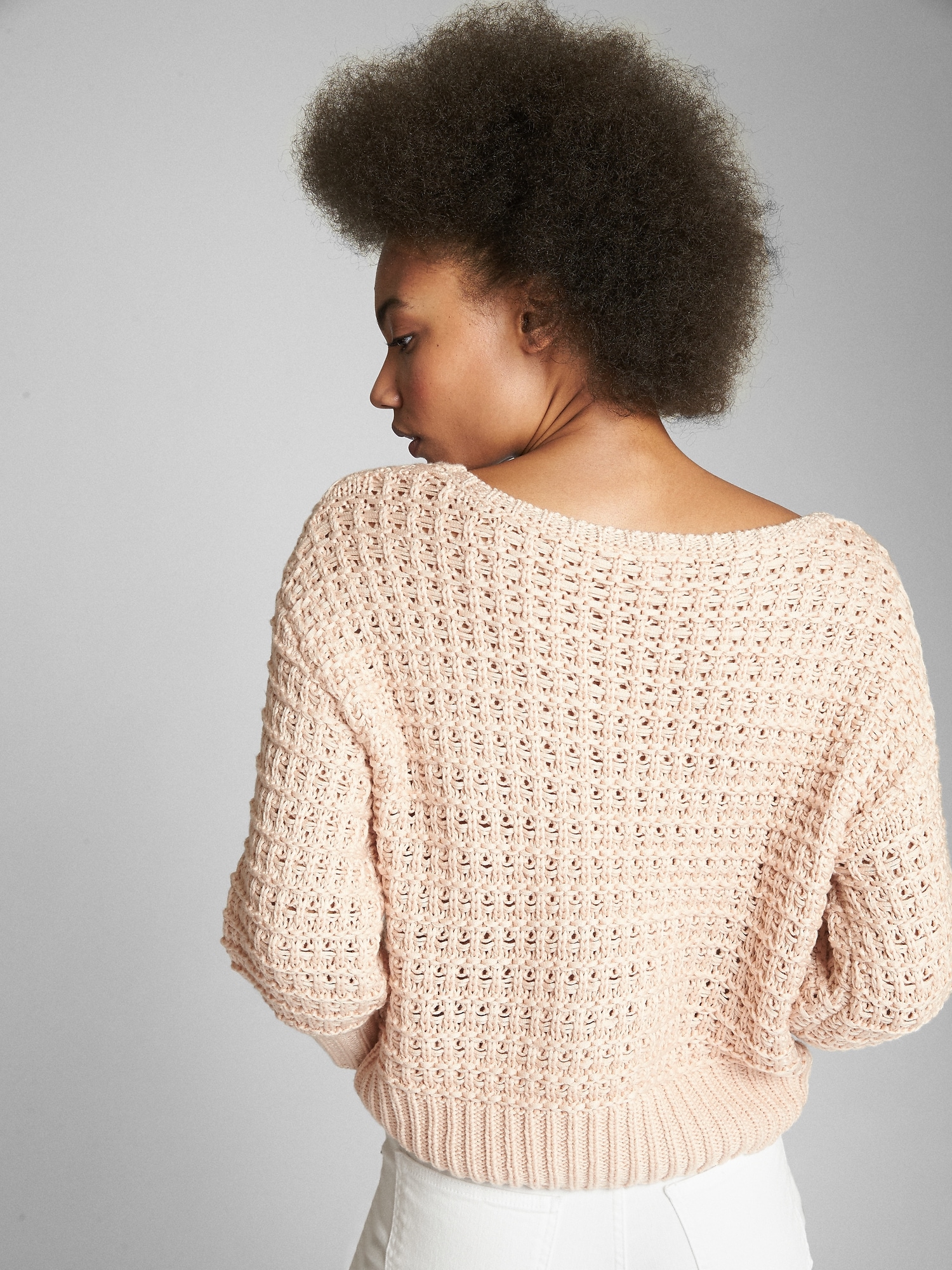 Crochet Pullover Sweater Gap