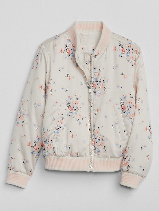 Image number 1 showing, Floral Bomber Jacket